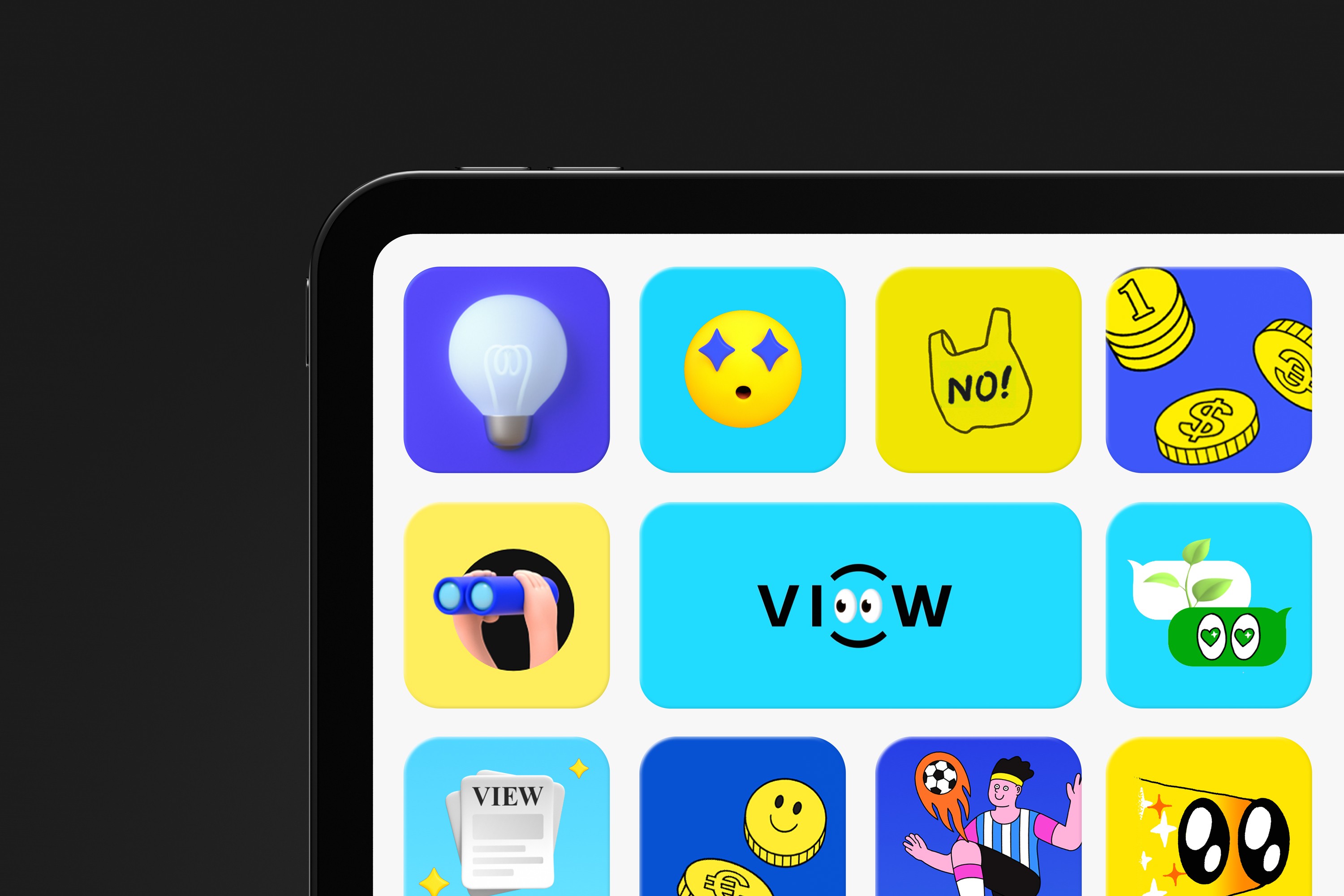 Graphic of a typography specimen showing the alphabet and numerals on top of a dark gray background.