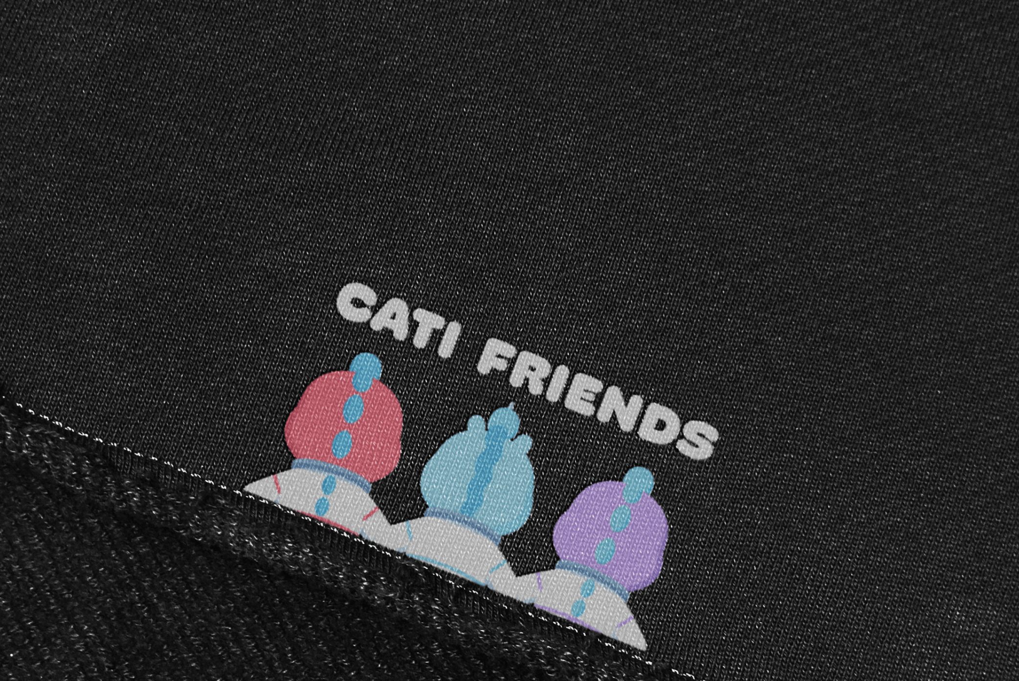 Graphic of a typography specimen showing the alphabet and numerals on top of a dark gray background.