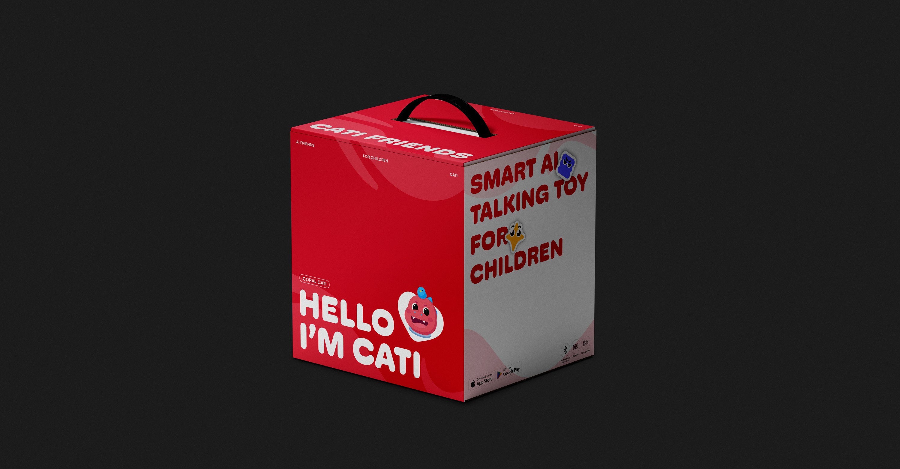 Graphic of a typography specimen showing the alphabet and numerals on top of a dark gray background.