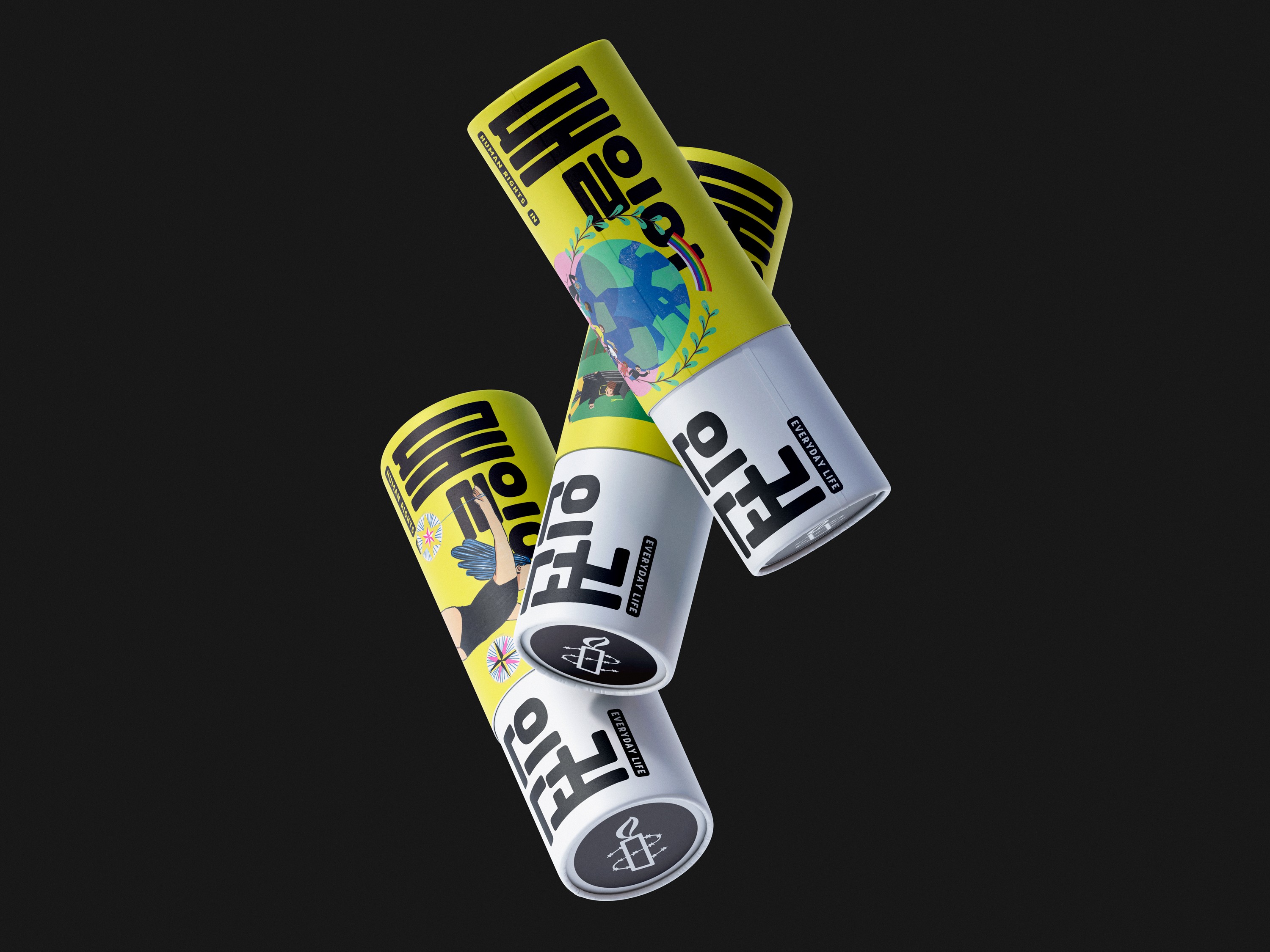 Graphic of a typography specimen showing the alphabet and numerals on top of a dark gray background.