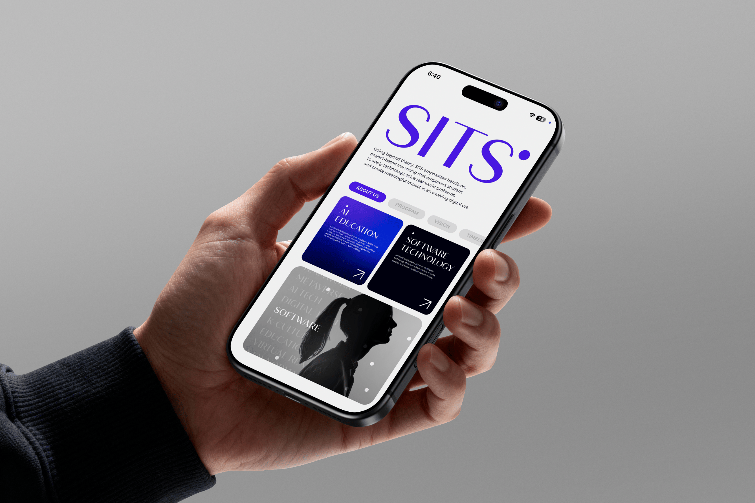 Graphic depicting a hexagonal cropped photo of an interior room design with grid lines along its borders.