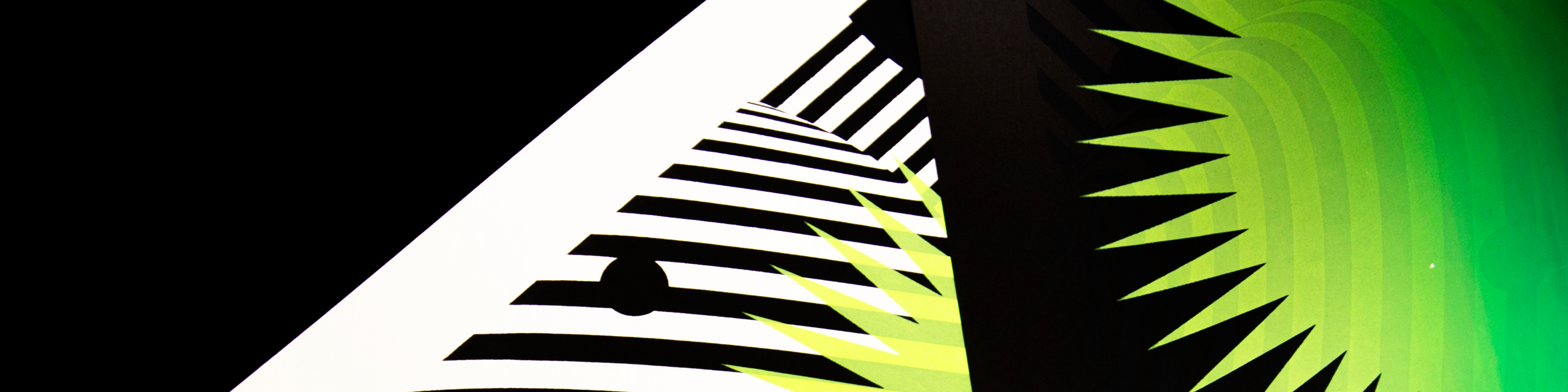 Anders brand wordmark in white placed on top of an image of a modern interior design.