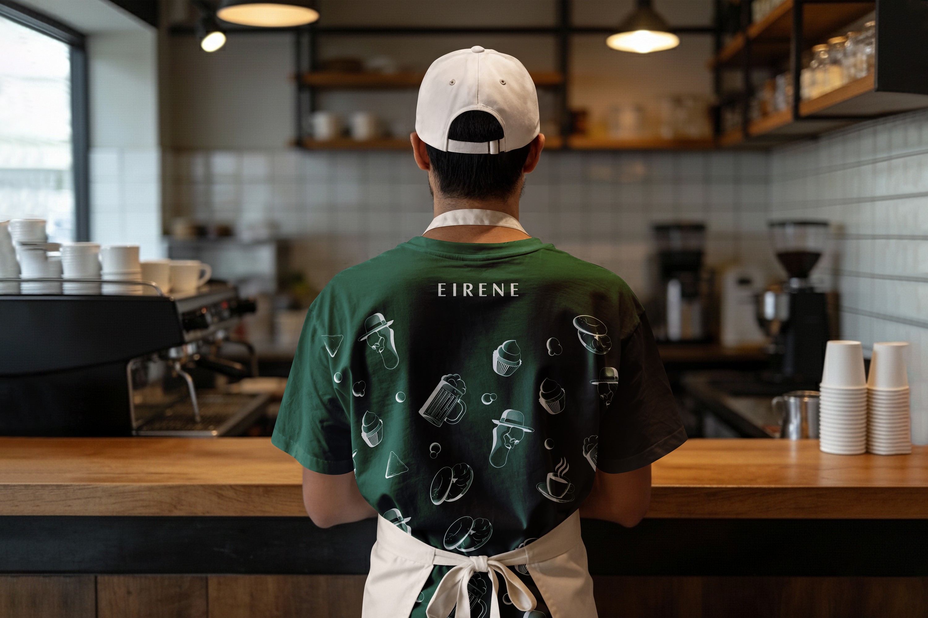 Graphic of a typography specimen showing the alphabet and numerals on top of a dark gray background.